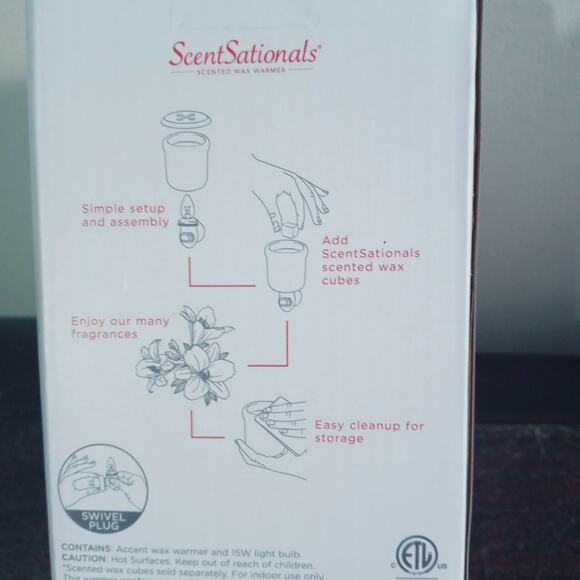 Scentsationals Tin Wall Plugin Warmer Faith Hope Love NIB - Picture 9 of 9